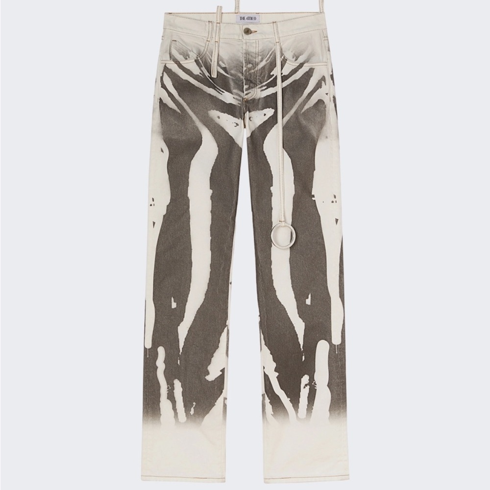 The Attico Straight-Leg Jeans